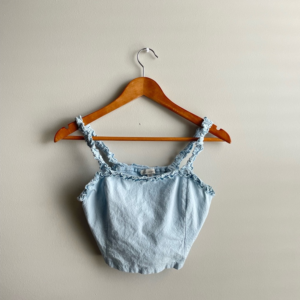 Linen Light Blue Tank